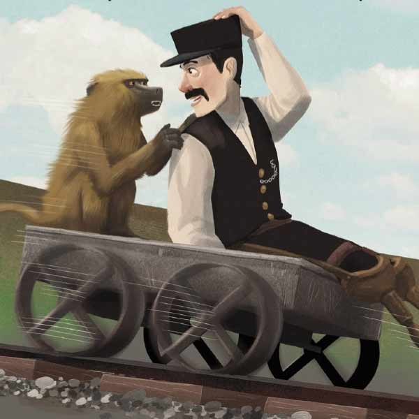 তিনি জ্যাককে শিখিয়েছিলেন, কী ভাবে ঠেলাগাড়ি ঠেলে নিয়ে যেতে হয়। তার পর বাড়ি থেকে স্টেশন যাওয়ার পথে জেমস একটি ঠেলাগাড়ির ভিতর বসতেন এবং জ্যাক তাঁকে ঠেলে নিয়ে যেত।