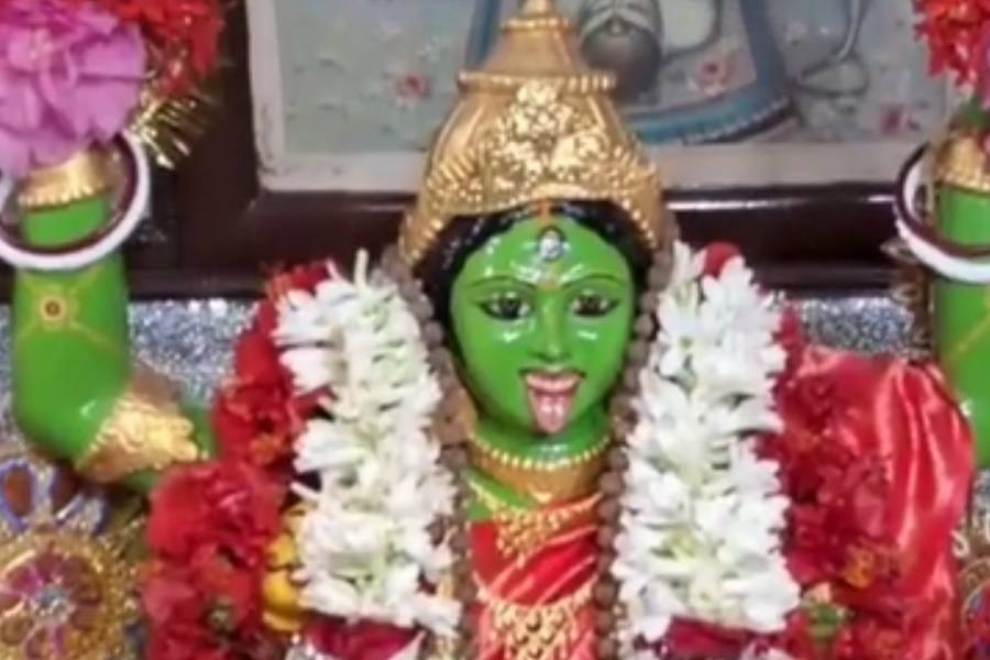 হুগলির হরিপালের শ্রীপতিপুরের অধিকারীবাড়ির পুজোও খুবই বিখ্যাত। এখানেও হয় না পশুবলি। এ বাড়িতে দেবী বৈষ্ণব ধর্মাবলম্বী, তাঁর রূপও অন্য রকম। বলি নয়, বাঁশির মিঠে সুর তাঁর পছন্দ।