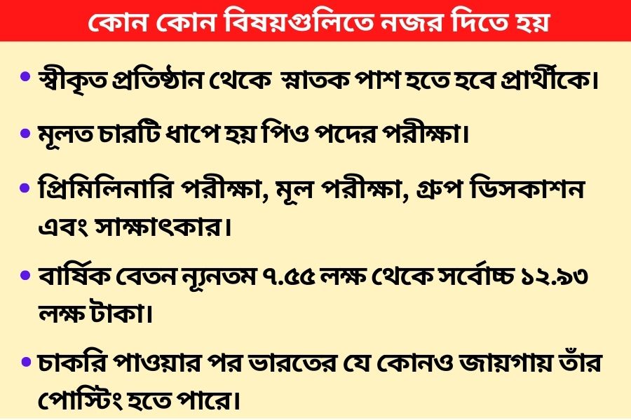 কী কী বিষয়ের উপর নজর রাখতে হবে
