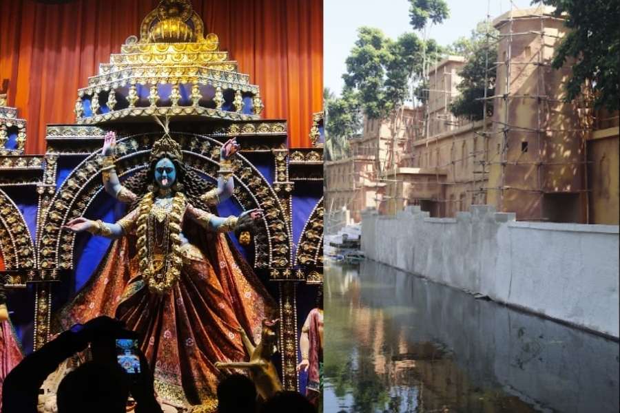 পায়োনিয়ার পার্ক শ্যামাপুজো: বারাসতের অতি পরিচিত এই পুজোর থিমে প্রতি বছরই কিছু না কিছু নতুনত্ব থাকে। এই বছরের থিম সুদূর আফ্রিকার মরক্কো কসবা টাওয়ার। বুর্জ খলিফা, ট্যুইন টাওয়ারের পর দর্শনার্থীদের কাছে এখন বিশেষ আকর্ষণ এই মরক্কো টাওয়ার।   