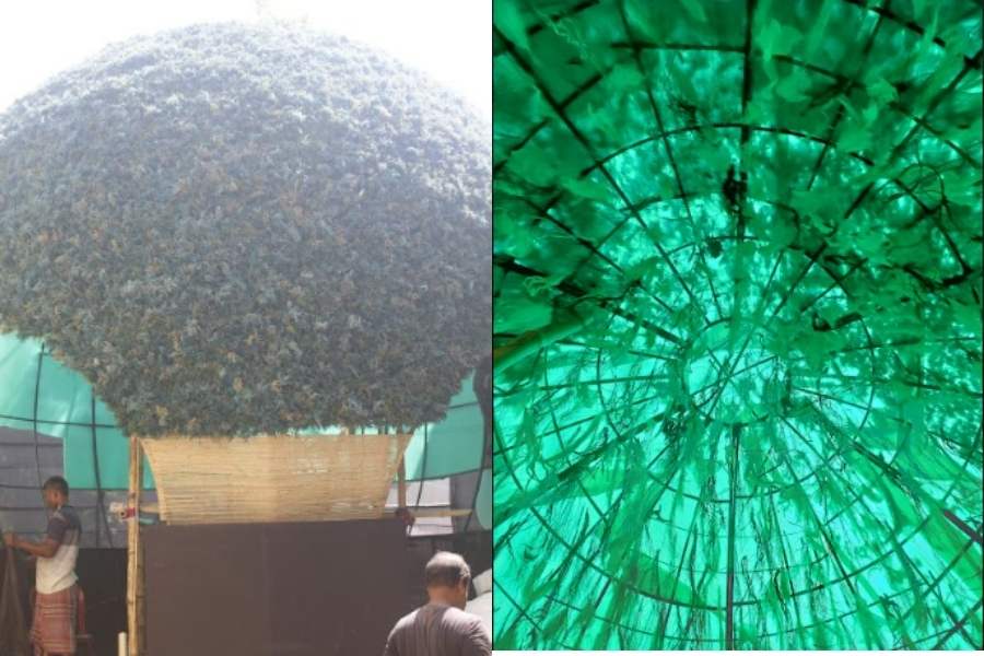 বারাসত ন’পাড়া ওয়েলফেয়ার: আমাদের চারপাশ দূষিত হচ্ছে নানা ভাবে। তাই এ বছরের থিম “পরিবেশ দূষণ”। মণ্ডপসজ্জায় দূষণের বিভিন্ন দিক তুলে ধরবে এই ক্লাব।  