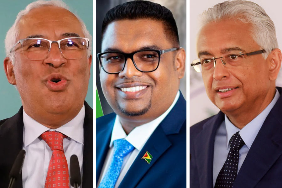 তালিকায় রয়েছেন পর্তুগালের প্রধানমন্ত্রী অ্যান্টোনিও কোস্টা, গায়ানার প্রেসিডেন্ট মহম্মদ ইরফান, মরিশাসের প্রধানমন্ত্রী প্রবিন্দ যুগনাউথের মতো পরিচিত রাষ্ট্রনেতারা।