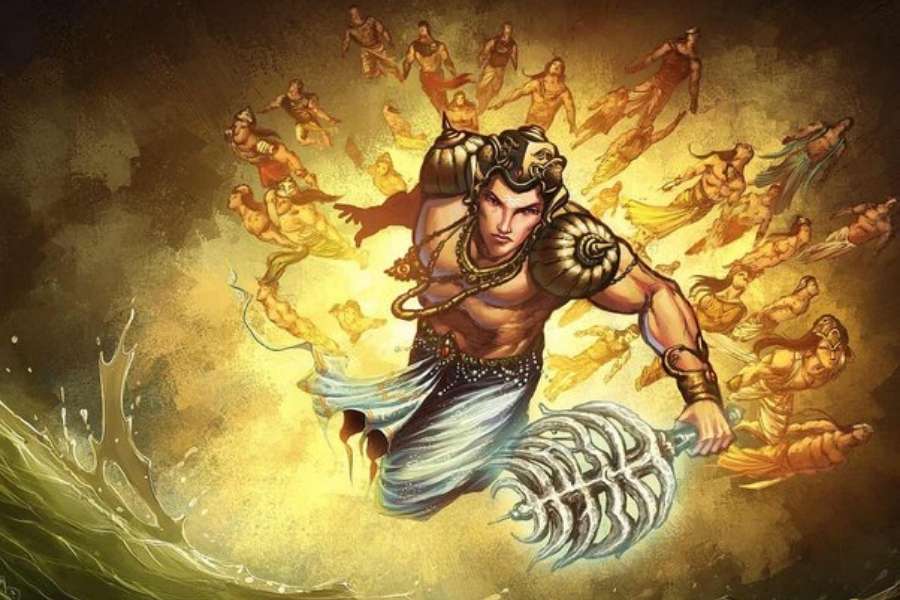 কিন্তু বজ্র নিক্ষেপ করেও ধ্বংস করতে পারলেন না সামান্য তৃণখণ্ডকে। অগ্নি পোড়াতে পারলেন না, বায়ু এতটুকুও উড়িয়ে নিয়ে যেতে পারলেন না। বরুণ প্রবল জলস্রোত এনেও ভাসিয়ে নিয়ে যেতে পারলেন না ওই তৃণখণ্ড।