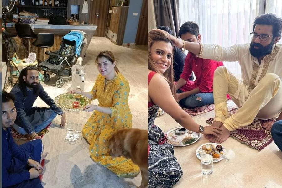 ভাইফোঁটার হুল্লোড়ও বাদ থেকে যাবে কাজের চাপে? কদাপি নয়! দেখে নিন এক ঝলকে তারকাদের কার কেমন কাটল এ বছরের ফোঁটা উদযাপন। 