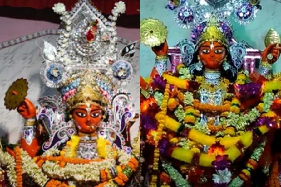 শাক্ত ও বৈষ্ণব ধারার এক অনবদ্য মিশেল ঘটেছে গুপ্তিপাড়ার এই প্রায় তিন শতাব্দী পুরনো পুজোয়। 