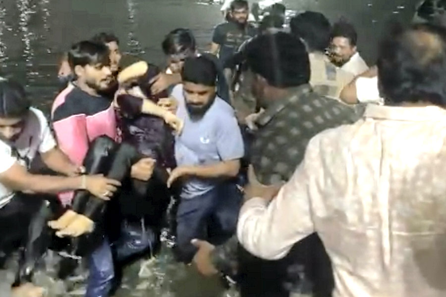 রবিবার রাত পর্যন্ত বহু মানুষ নিখোঁজ ছিলেন। প্রকাশ্যে আসা ভিডিয়োয় দেখা গিয়েছে, নদীতে পড়ে গিয়ে জখম অবস্থাতেই সাঁতরে ডাঙায় ওঠার চেষ্টা করছেন অনেকে। কিছু মানুষকে ভাঙা সেতুর রেলিং ধরে প্রাণ বাঁচানোর চেষ্টা করতেও দেখা যায়। আবার অনেকেই জলের তোড়ে ভেসে গিয়েছেন। 