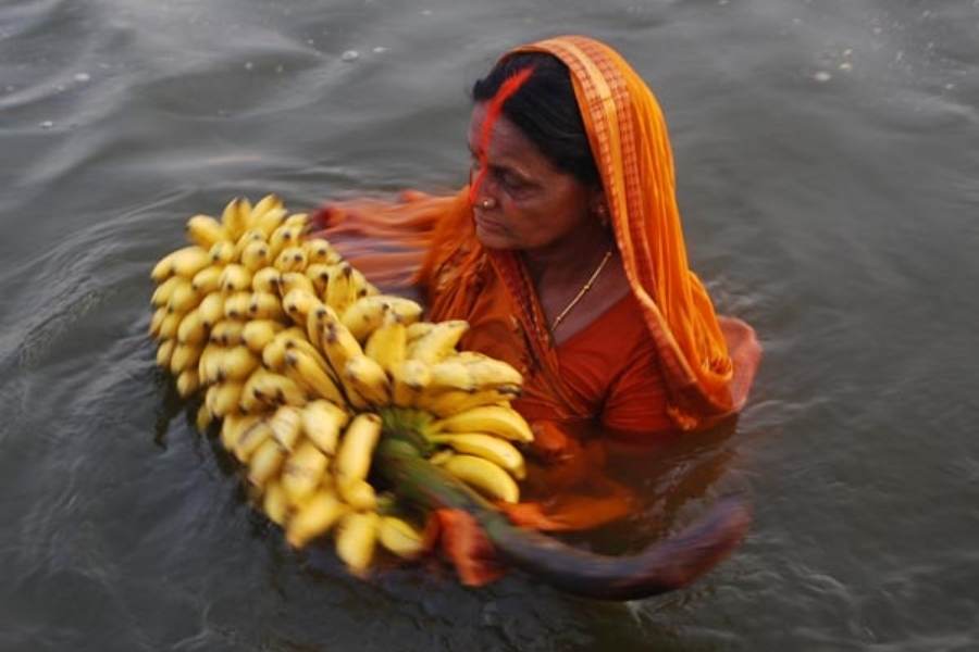 কলা: শাস্ত্র মতে বিষ্ণু কলায় বাস করেন। ভগবান বিষ্ণুর প্রিয় ফল হল কলা। আবার সেই কলাই মা ষষ্ঠীরও প্রিয় ফল। তাই ছট পুজোয় কলা খুব প্রয়োজনীয়। 