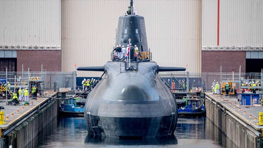 অ্যানসন অ্যাসটিউট শ্রেণির ডুবোজাহাজ। বিশ্বের যুদ্ধজাহাজগুলির মধ্যে এটি সর্ববৃহৎ এবং সর্বাধিক উন্নত।