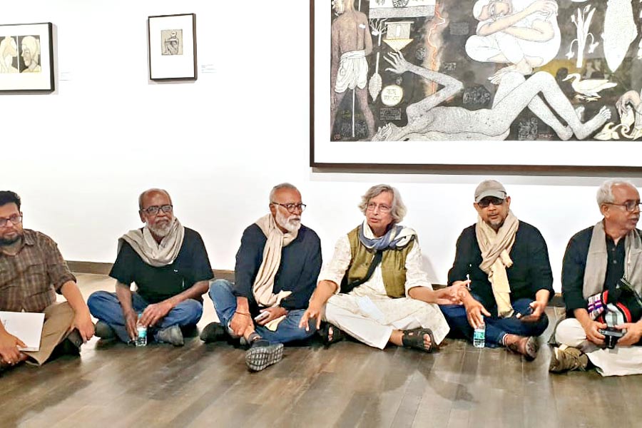 নক্ষত্রমণ্ডলী: দক্ষিণ দিল্লির গ্যালারিতে প্রদর্শনীতে উপস্থিত বাংলার শিল্পীরা
