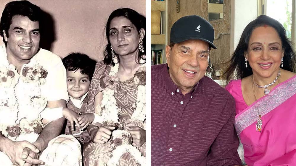 ১৯৫৪ সালে ধর্মেন্দ্র বিয়ে করেন প্রকাশ কউরকে। অভিনয় সূত্রে তাঁর আলাপ হয় বলিউডের ‘ড্রিম গার্ল’ হেমা মালিনীর সঙ্গে। ১৯৮০ সালে তাঁরা বিয়ে করবেন বলে সিদ্ধান্ত নেন। কিন্তু ধর্মেন্দ্রর স্ত্রী প্রকাশ ডিভোর্স দিতে রাজি না হলে ধর্মেন্দ্র ও হেমা দু’জনেই নিজেদের ধর্ম পরিবর্তন করে নেন।