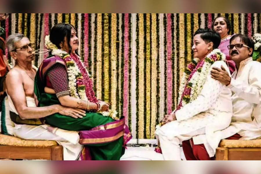 সুবিক্ষা-টিনার বিয়ের আসর।