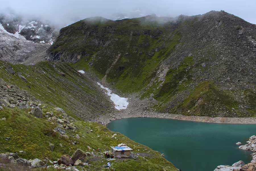 ছয় বন্ধু মিলে সেখানেই একটি নতুন হ্রদের সন্ধান পেয়ে যান। রুদ্রপ্রয়াগে এই হ্রদটির খোঁজ এর আগে কখনও জানা যায়নি। 