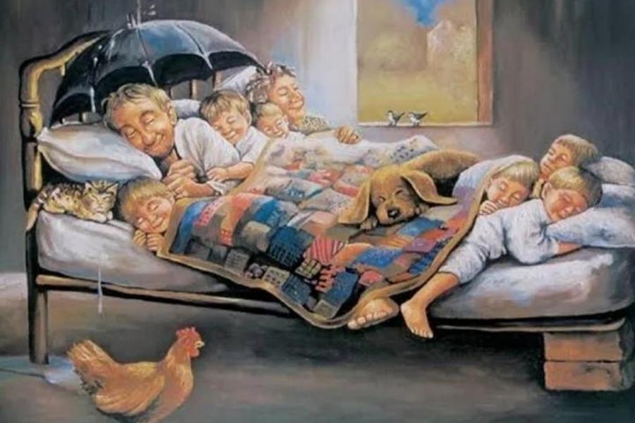 ছবি নাকি হাজার কথা বলে। আর এ রকম একটি অভিনব ছবি, যার নামই ‘ হ্যপিনেস’, তা বাড়িতে থাকলে চারপাশটা তো প্রাণবন্ত হয়ে উঠবেই। পুজোয় আপনিও ঘরে লাগিয়ে দেখুন না এ রকম একটা ছবি!