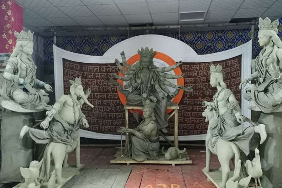 ঐতিহ্যের চর্চা হবে আর পুরনো ঢাকার দুর্গাপুজোর নাম উঠবে না, তা-ও কি হয়? শাঁখারিবাজারের দুর্গাপুজো পুরনো ঢাকার মূল আকর্ষণ। শাঁখা, পলা-সহ হরেক মণিহারী সামগ্রীর দোকান রয়েছে এখানে। মোট ন’টি পুজো হয় শাঁখারিবাজারে। প্রতিটি পুজো ৪০ বা ৫০ বছরের পুরনো। এখানকার বেশ কিছু বাড়িতেও দুর্গাপুজো হয়।