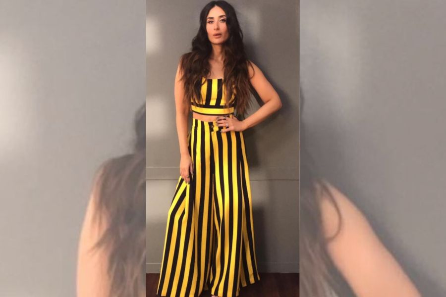 কো অর্ড সেট এখন হালফিলের ফ্যাশনে ট্রেন্ডিং। করিনার মতো আপনিও হালকা মেকআপের সঙ্গে পছন্দসই কো-অর্ড সেটে সাজিয়ে তুলতে পারেন নিজেকে। 