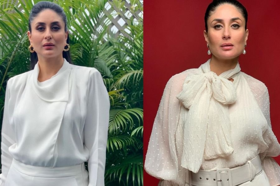 সম্পূর্ণ অন্যরকম সাজ হিসেবে বেছে নিন সাদা জাম্পস্যুট বা মনোক্রম জামার সেট আর অনুষঙ্গে থাকুক বড় সোনালি দুল। 