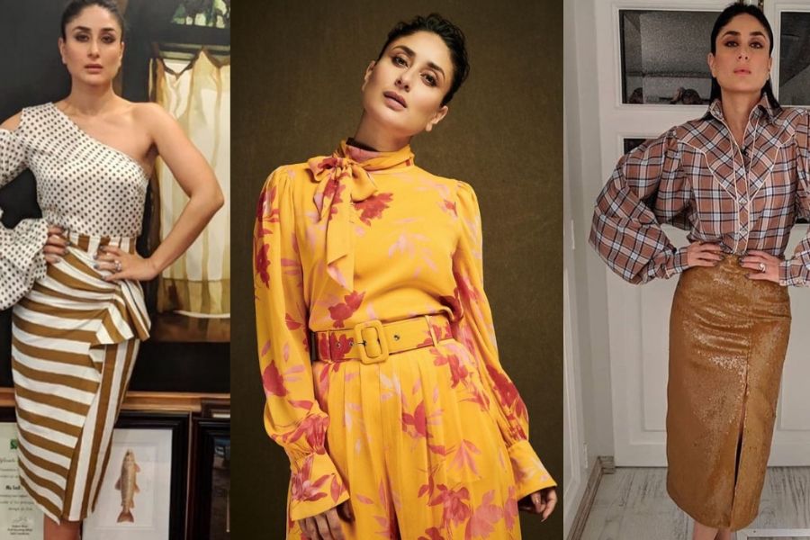 প্রিন্ট নিয়ে এক্সপেরিমেন্ট করুন, করিনার স্টাইলবূকের অন্যতম অঙ্গ হল হরেক প্রিন্টের জামা। এই পুজোয় আপনিও একঘেয়ে পোশাক ছেড়ে অন্যরকম সাজ বেছে নিন।