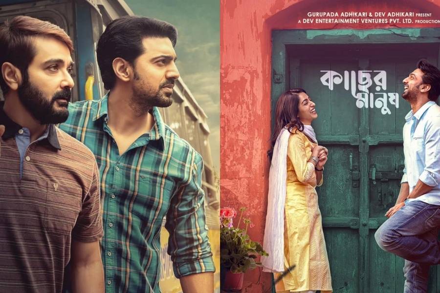 'কাছের মানুষ': পথিকৃৎ বসুর এই ছবি নিয়ে ইতিমধ্যেই উত্তেজনা তুঙ্গে। ছবিতে একসঙ্গে দেখা যাবে দেব ও প্রসেনজিৎকে। ছবিতে তাঁদের সঙ্গে পর্দা ভাগ করে নেবেন ইশা ও সুস্মিতা।