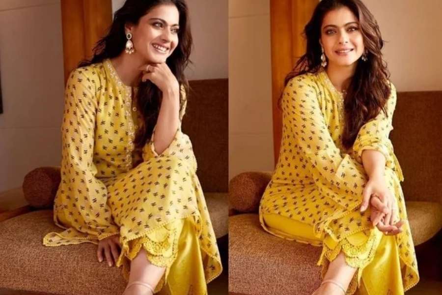 রিধি মেহরার ডিজাইনে হলুদ শিফন কুর্তি ও সুতির স্ক্যালপড লাইক্রা প্যান্টে আপনি হয়ে উঠতে পারেন অনন্যা। 