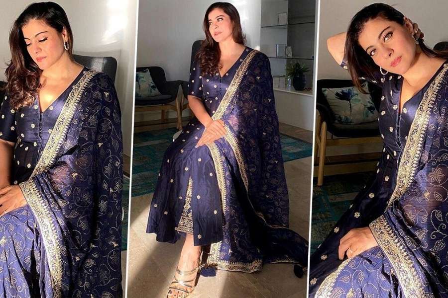 পুনিত বালানা ব্র্যান্ডের ডিজাইনের নীল রঙা এই আনারকলিতে আপনার লুক নজর কাড়তে পারে সবার। 