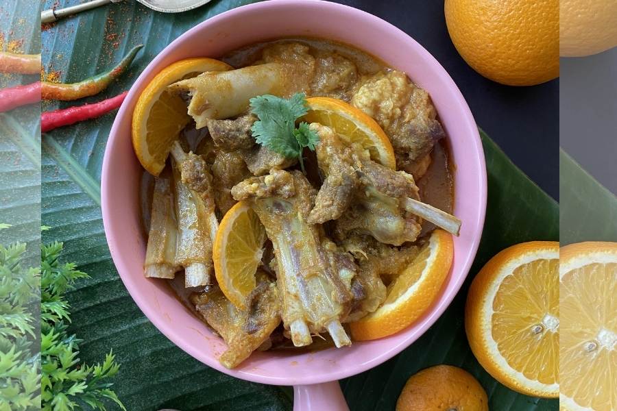 মিন্টি নারাঙ্গি গোস্ত।