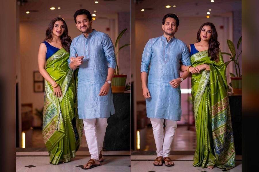 ‘অল্প আঁচেই রান্না হোক জীবন’ – অল্প খুনসুটির মিশেলেই আড্ডা দিলেন পরমব্রত এবং শুভশ্রী।