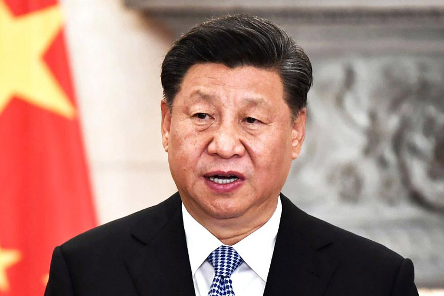 A Photograph of Chinese President Xi Jinping 