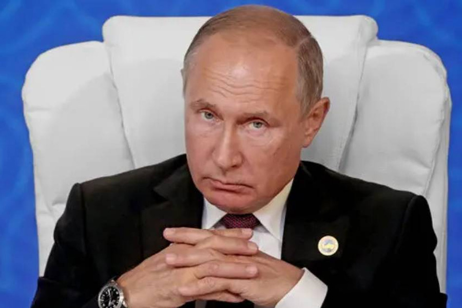 An image of Russian President Vladimir Putin 
