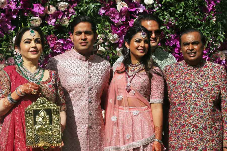 image of marriage of Ambani 