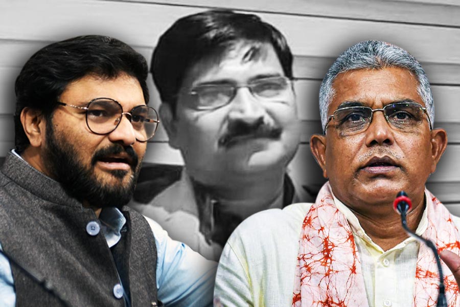 BJP leader Dilip Ghosh replies TMC leader Babul Supriyo on Raju Jha murder case