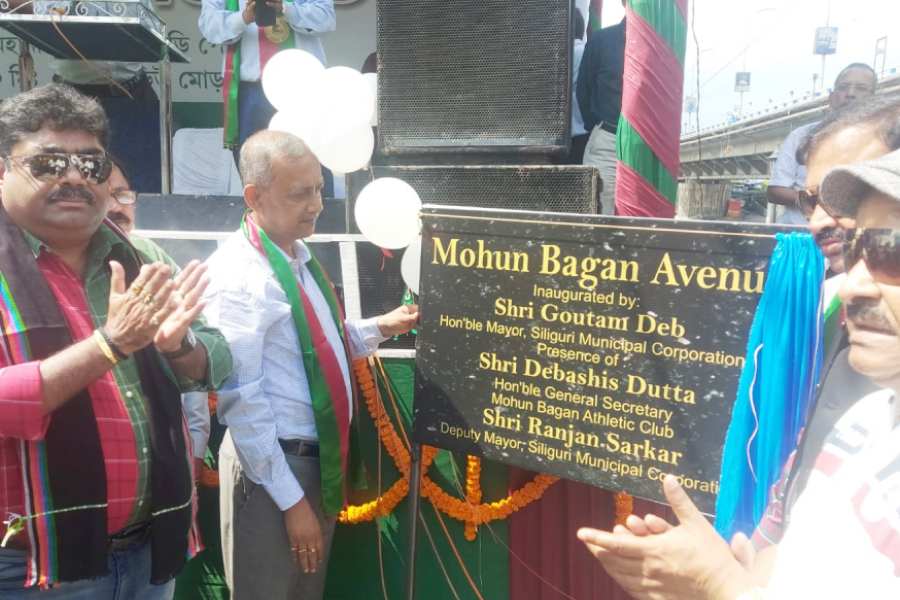 Mohun Bagan Avenue in Siliguri