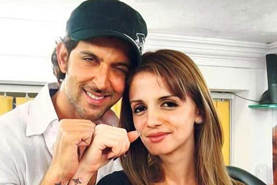 Hrithik Roshan with Suzzanne Khan
