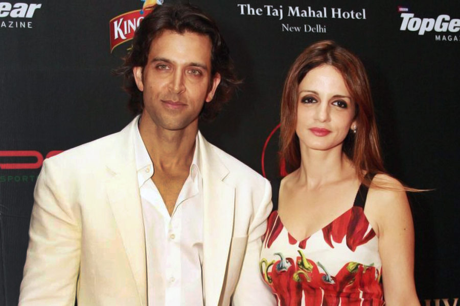 Hrithik Roshan with Suzzanne Khan
