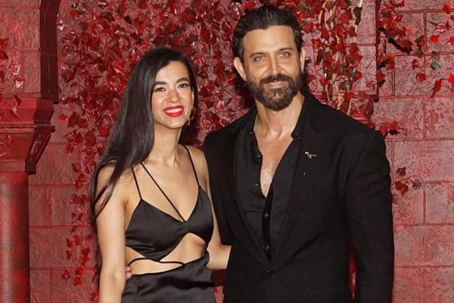 Hrithik Roshan with Saba Azad