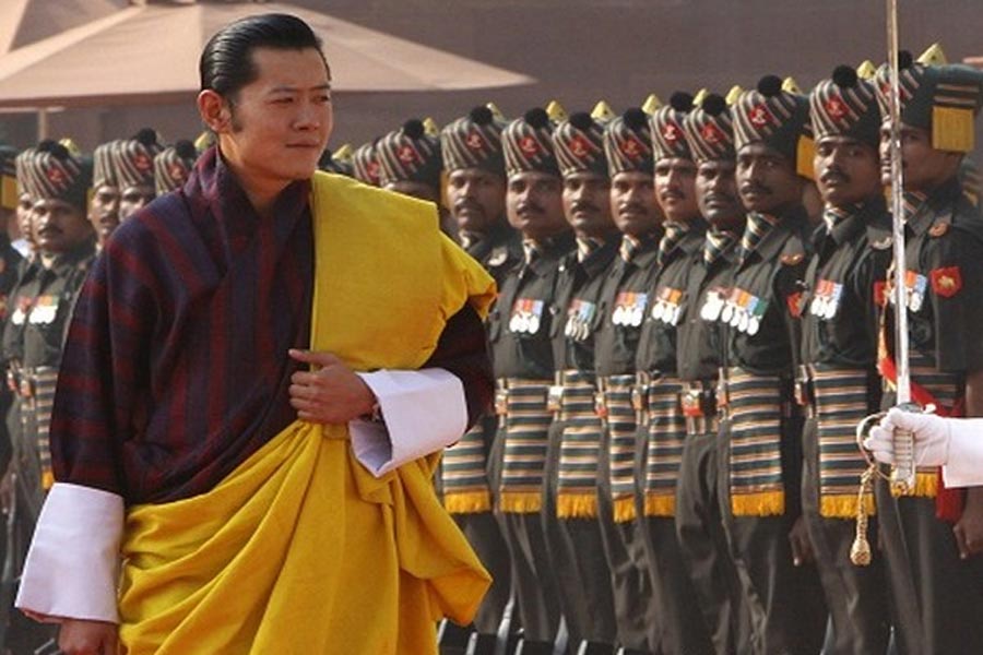 Bhutan King Jigme Wangchuck.