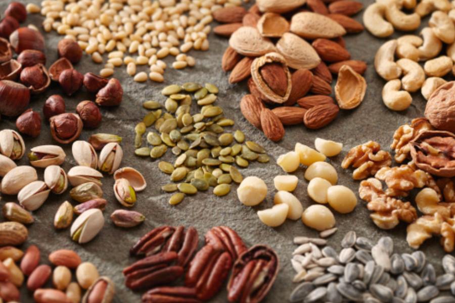 image of dry fruits and seeds
