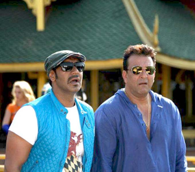 image of Sanjay Dutt and Ajay Devgn