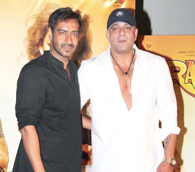 image of Ajay Devgn and Sajay Dutt