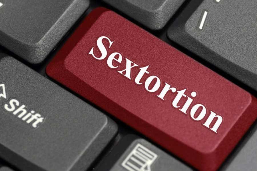 representative photo of sextortion.