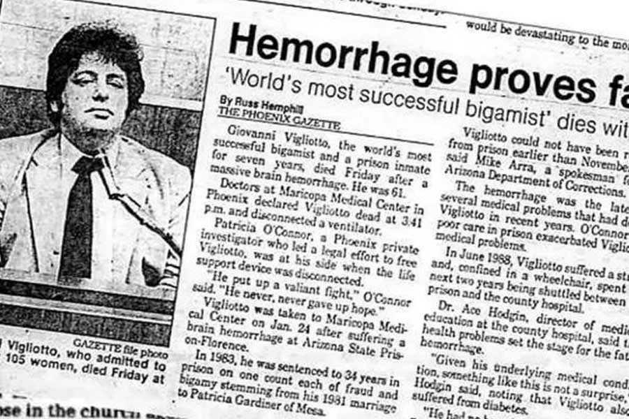 কিন্তু কেন আইনি বিচ্ছেদ না করে একের পর এক বিবাহবন্ধনে আবদ্ধ হয়েছিলেন জিওভানি! বিভিন্ন প্রতিবেদন অনুযায়ী, তিনি মূলত উচ্চবিত্ত পরিবারের মহিলাদেরই ‘শিকার’ বানাতেন। অল্পবয়সি বিত্তশালী বিধবাদের প্রেমের ‘ফাঁদে’ ফেলতেন জিওভানি।