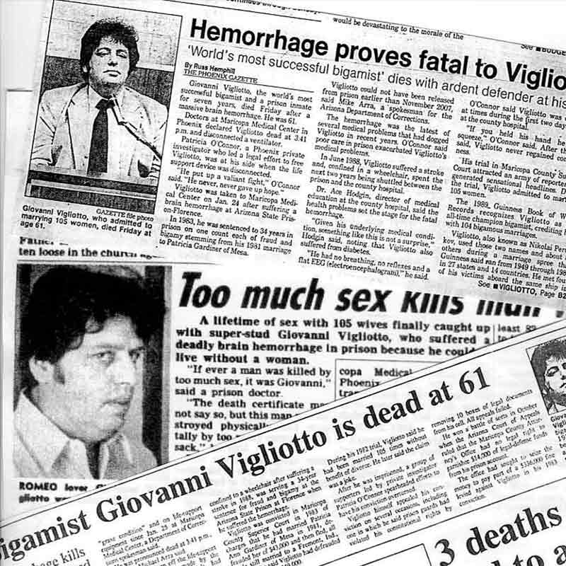 তবে বিচারপ্রক্রিয়া চলাকালীন একবারের জন্যও নিজের দোষ স্বীকার করেননি জিওভানি। উল্টে তিনি দাবি করেছিলেন, তাঁর একমাত্র অপরাধ ছিল মহিলাদের প্রতি দুর্বলতা। বিচার চলাকালীন নিজেকে ‘আবেগপ্রবণ প্রেমিক’ বলেও দাবি করেন জিওভানি।