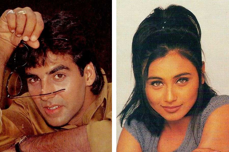 image of Akshay Kumar and Rani Mukherjee
