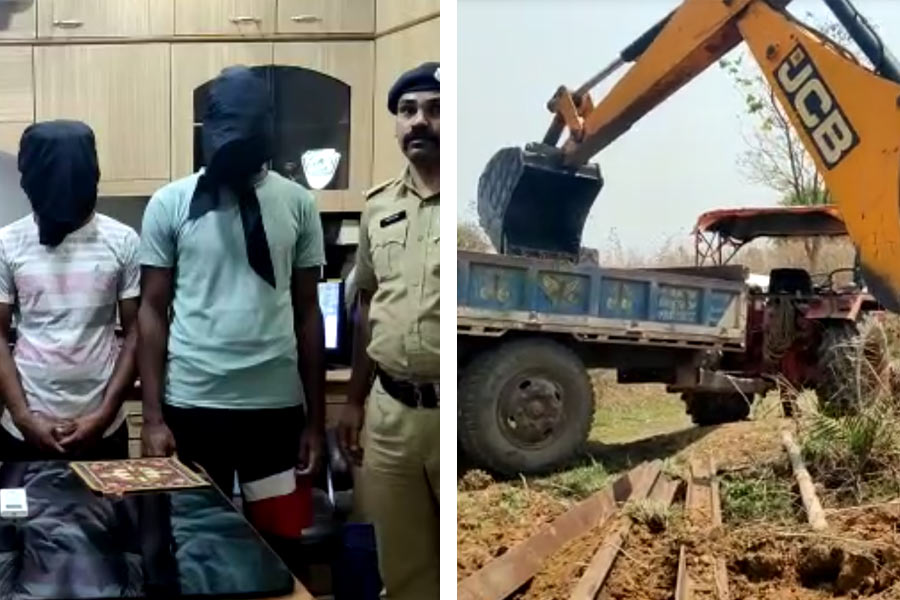 Two arrested over the charge of stealing railline from Birbhum
