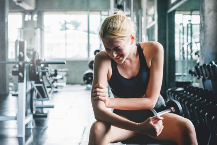 symbolic image of gym injuries