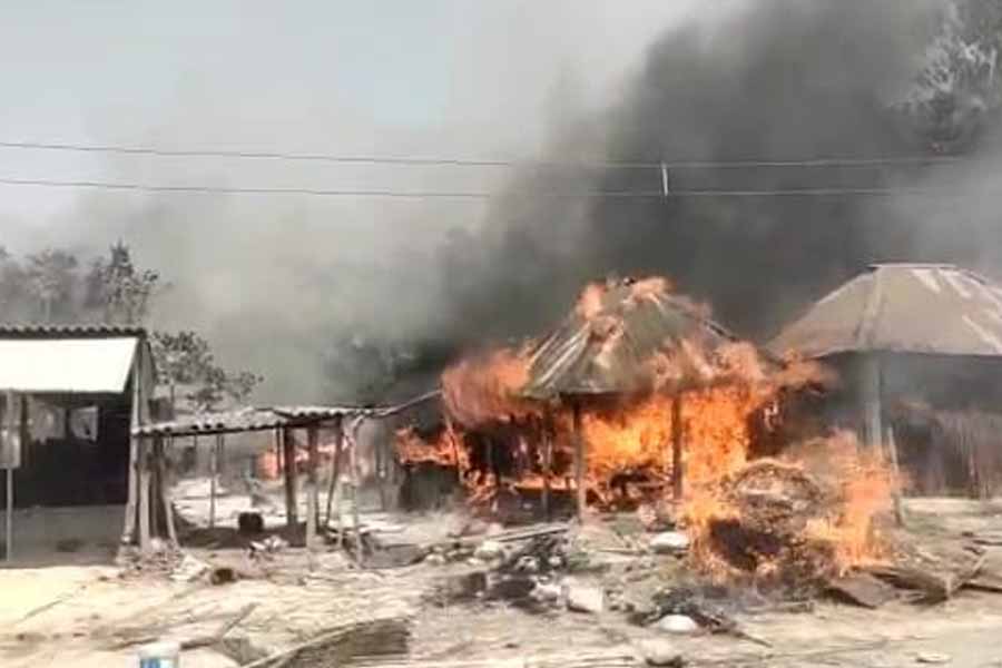 5 children injured due to fire at Itahar of Uttar Dinajpur