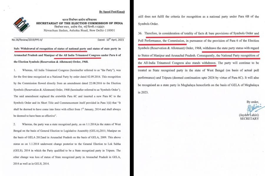 Notice of EC