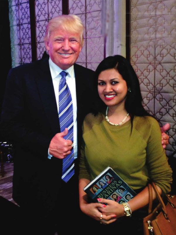 পাতাজোড়া ওই বিজ্ঞাপনে ছিল একটি ছবি। ট্রাম্পের সঙ্গে দেবিতার। দেবিতার কাঁধে হাত রেখে দাঁড়িয়ে ট্রাম্প অন্য হাতে বৃদ্ধাঙ্গুষ্ঠ প্রদর্শন করে ‘থাম্বস আপ’ করছেন। বিজ্ঞাপনে ওই ছবির পাশে বড় বড় হরফে লেখা ছিল ‘অভিনন্দন মিস্টার প্রেসিডেন্ট’। এই বিজ্ঞাপনের জন্যও সমালোচিত হতে হয় দেবিতাকে।