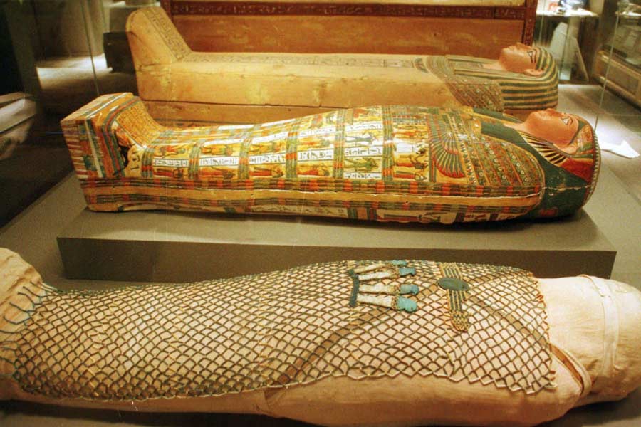 image of mummies