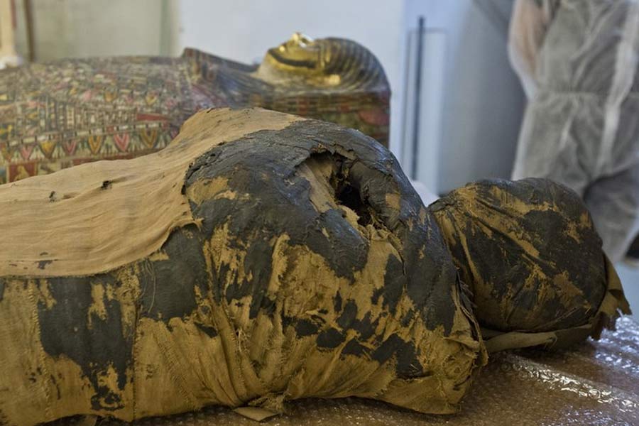 image of mummies