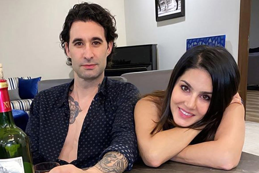 Sunny Leone and Daniel Weber